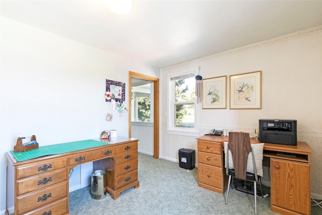 232 Kurtz Ln, Hamilton, MT 59840 - carpeted home office featuring baseboards