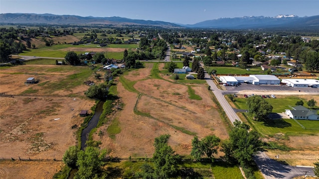 232 Kurtz Ln, Hamilton, MT 59840 - aerial view of property and surrounding area featuring a mountain backdrop