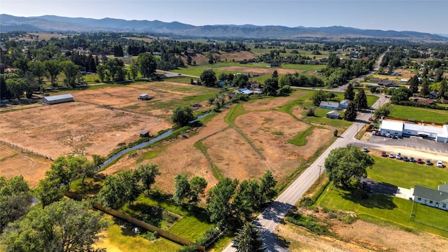232 Kurtz Ln, Hamilton, MT 59840 - aerial view of property and surrounding area with mountains and rural landscape