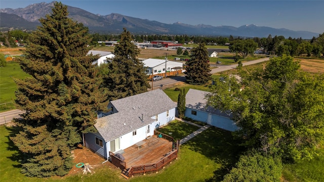 232 Kurtz Ln, Hamilton, MT 59840 - view from above of property featuring a mountainous background