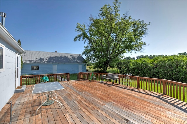 232 Kurtz Ln, Hamilton, MT 59840 - view of wooden deck