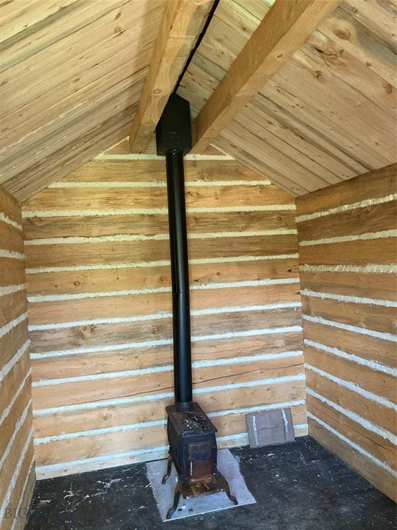 210 Grouse Hill Dr, Anaconda, MT 59711 - detailed view of a wood stove