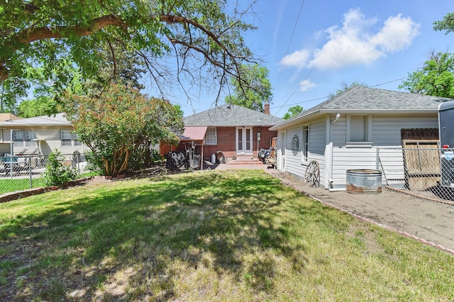 3120 1st Ave N, Great Falls, MT 59401 - fenced yard with entry steps