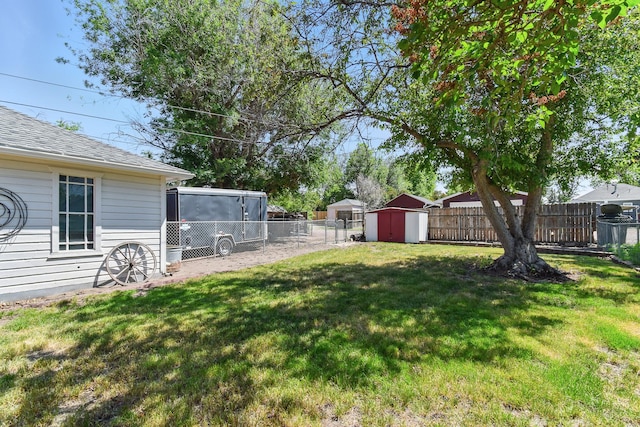 3120 1st Ave N, Great Falls, MT 59401 - fenced backyard featuring a shed