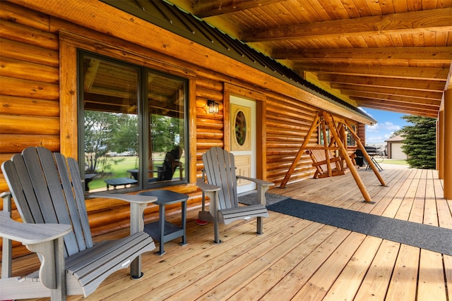 487 Hudson Ln, Victor, MT 59875 - view of porch