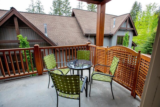 3832 Tamarack Ave Unit 2B, Whitefish, MT 59937 - view of patio featuring outdoor dining space