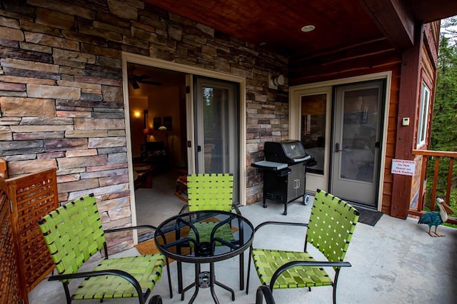 3832 Tamarack Ave Unit 2B, Whitefish, MT 59937 - view of patio featuring grilling area