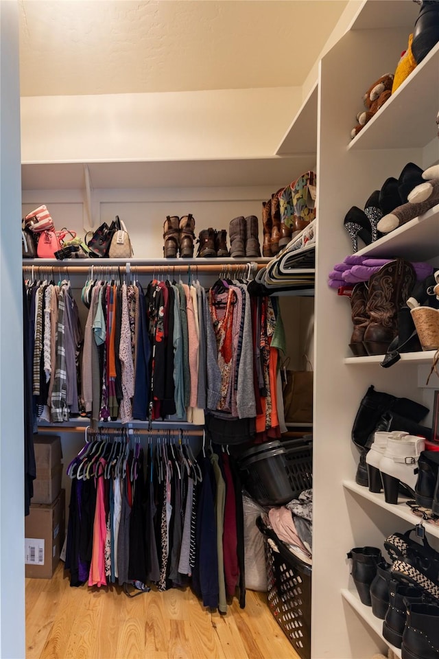 20245 Swan View Rd, Rollins, MT 59931 - walk in closet with wood finished floors