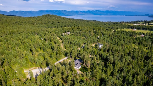 20245 Swan View Rd, Rollins, MT 59931 - aerial view of a forest and a water and mountain view