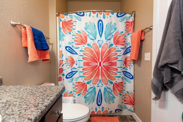 618 W Adams St, Three Forks, MT 59752 - bathroom with vanity and curtained shower