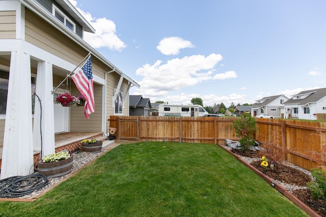 618 W Adams St, Three Forks, MT 59752 - fenced backyard featuring a residential view