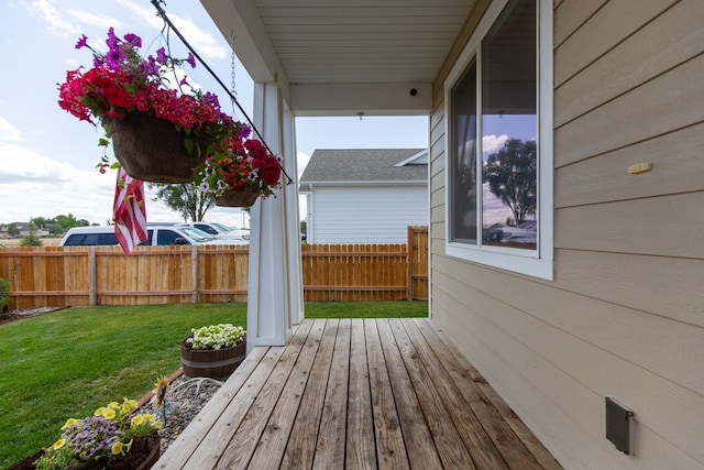618 W Adams St, Three Forks, MT 59752 - view of wooden deck