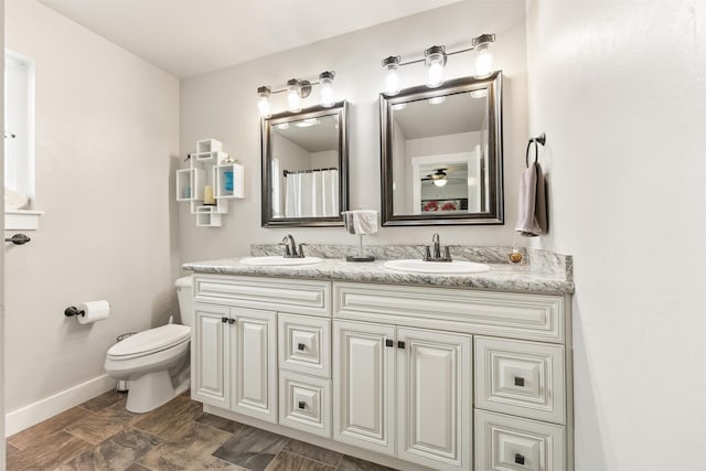 4460 Sunburst Ln, Stevensville, MT 59870 - full bath featuring double vanity and toilet