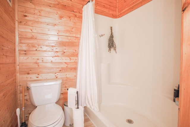 205 Kolczak Ln, Townsend, MT 59644 - bathroom with toilet and a shower with shower curtain