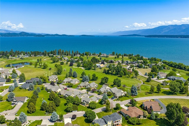 103 Crescent Lndg, Polson, MT 59860 - aerial view of a water and mountain view