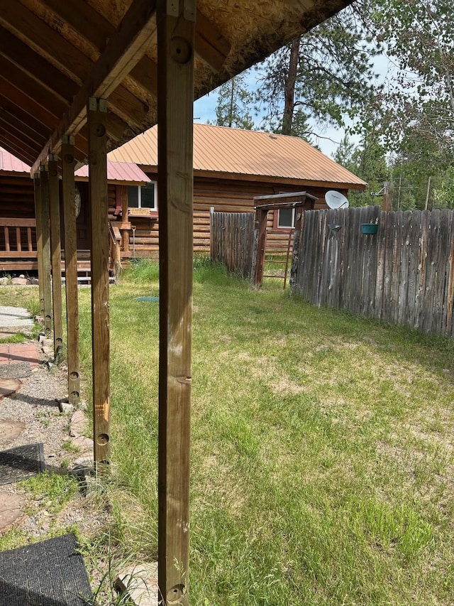 645 Morrell Creek Dr, Seeley Lake, MT 59868 - view of yard
