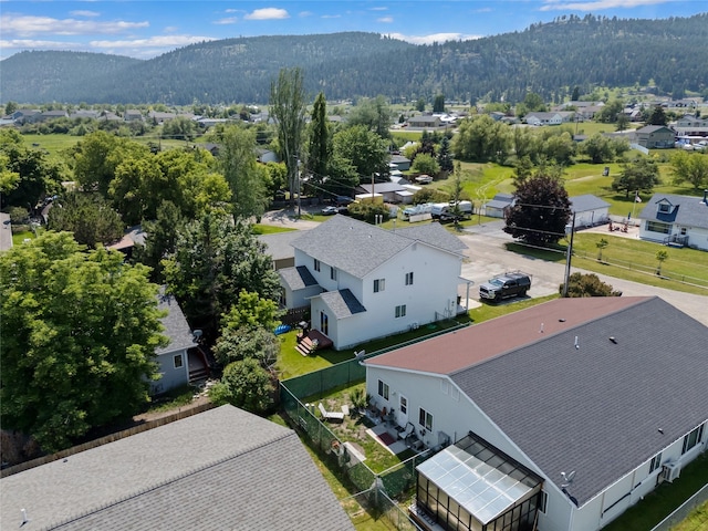 1483 Western Dr, Kalispell, MT 59901 - aerial perspective of suburban area featuring mountains