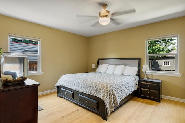 546 Woodworth Ave, Missoula, MT 59801 - bedroom with wood finished floors and ceiling fan