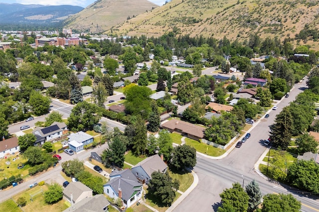 546 Woodworth Ave, Missoula, MT 59801 - aerial view of residential area featuring mountains