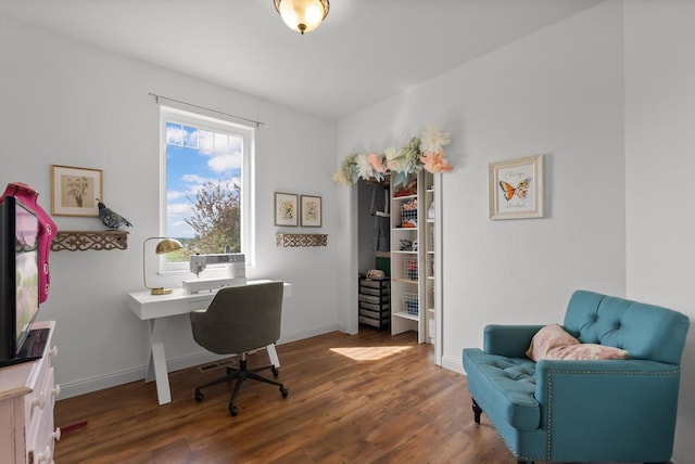 451 Creston Hatchery Rd, Kalispell, MT 59901 - office space with wood finished floors