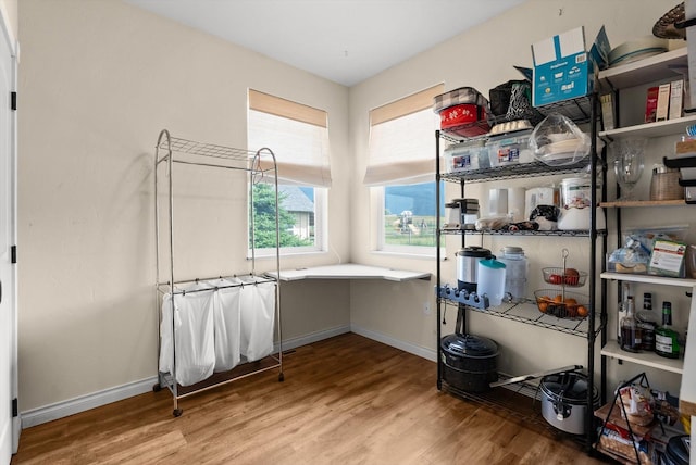 451 Creston Hatchery Rd, Kalispell, MT 59901 - unfurnished office featuring wood finished floors and baseboards