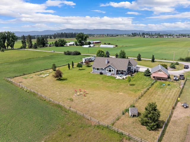 451 Creston Hatchery Rd, Kalispell, MT 59901 - aerial view of sparsely populated area with agricultural land and mountains