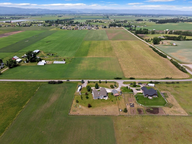 451 Creston Hatchery Rd, Kalispell, MT 59901 - aerial view of property's location featuring rural landscape and mountains