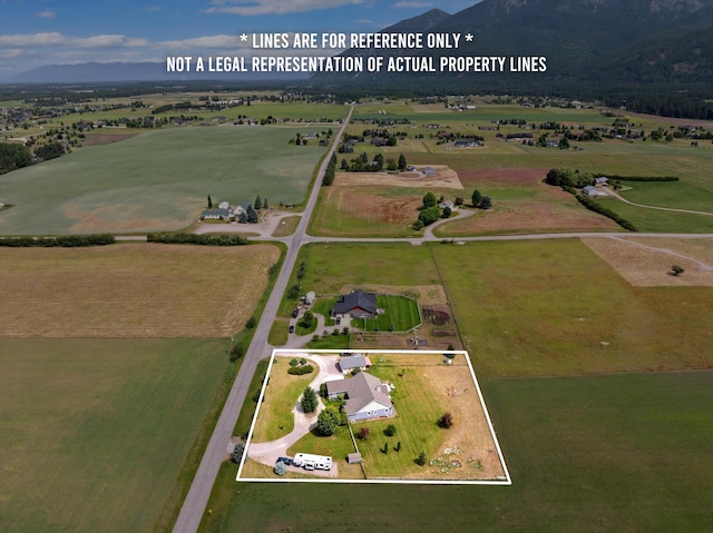 451 Creston Hatchery Rd, Kalispell, MT 59901 - view of rural area with property parcel outlined