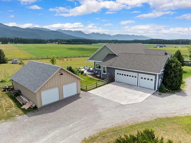 451 Creston Hatchery Rd, Kalispell, MT 59901 - view of mountain backdrop featuring rural landscape