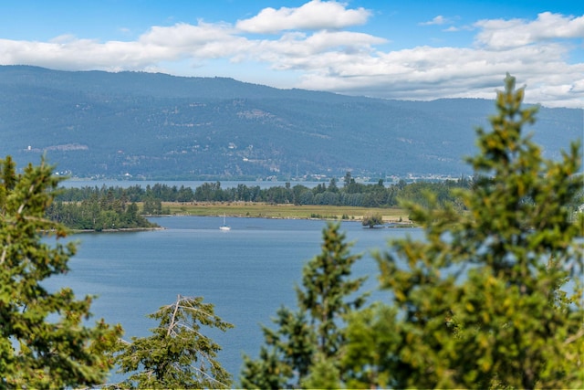 211 Whisper Ridge Dr, Bigfork, MT 59911 - water view with a mountain backdrop