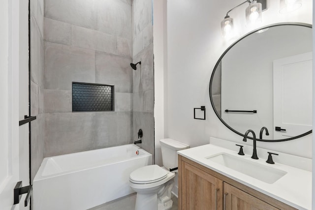 211 Whisper Ridge Dr, Bigfork, MT 59911 - bathroom with vanity and bathing tub / shower combination