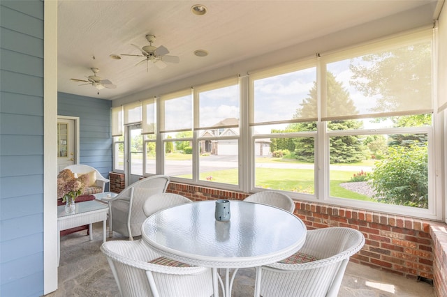 286 Arbour Dr W, Kalispell, MT 59901 - sunroom with a ceiling fan, healthy amount of natural light, and outdoor dining area