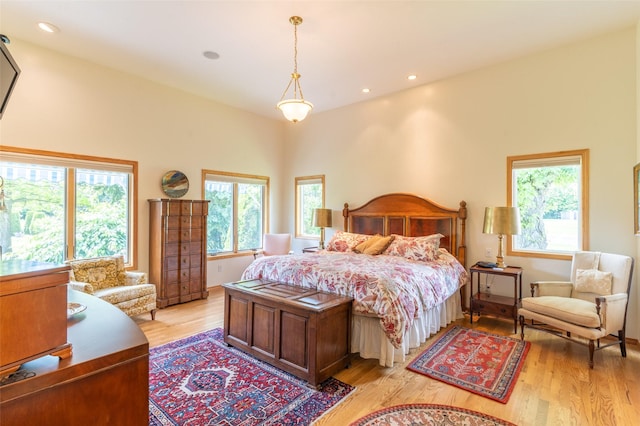 286 Arbour Dr W, Kalispell, MT 59901 - bedroom featuring light wood-type flooring and recessed lighting