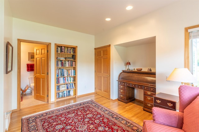 286 Arbour Dr W, Kalispell, MT 59901 - home office with wood finished floors and recessed lighting
