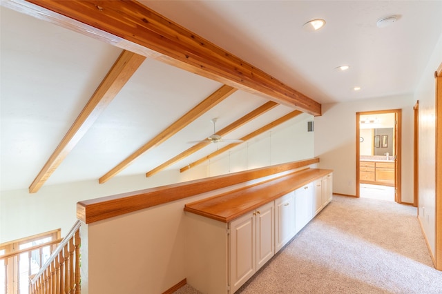 286 Arbour Dr W, Kalispell, MT 59901 - hallway with light colored carpet and recessed lighting