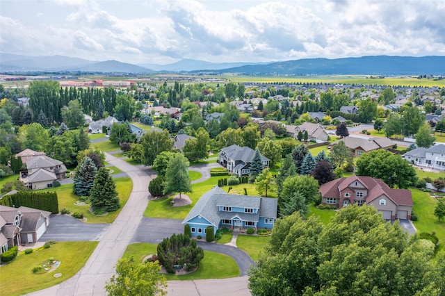 286 Arbour Dr W, Kalispell, MT 59901 - aerial view of residential area featuring mountains