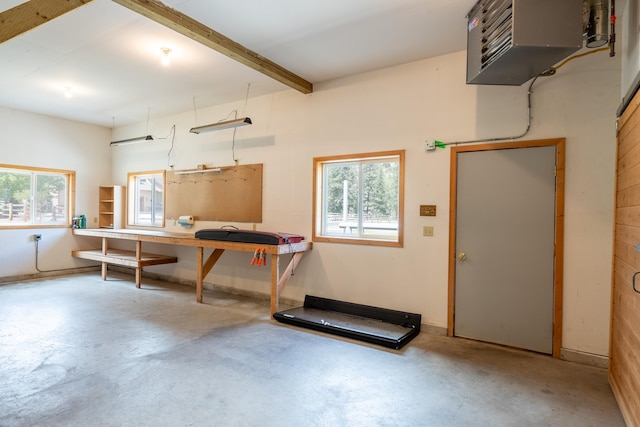 9995 Obrien Creek Rd, Missoula, MT 59804 - garage with a heating unit