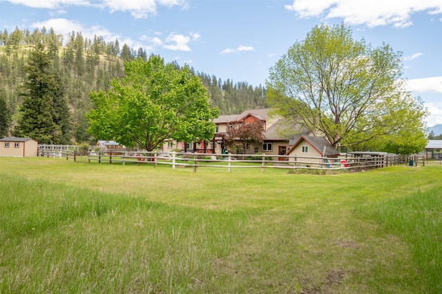 9995 Obrien Creek Rd, Missoula, MT 59804 - fenced backyard with a shed
