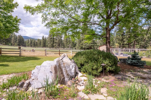 9995 Obrien Creek Rd, Missoula, MT 59804 - view of yard with a mountain view