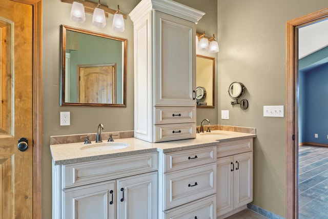 9995 Obrien Creek Rd, Missoula, MT 59804 - bathroom featuring double vanity