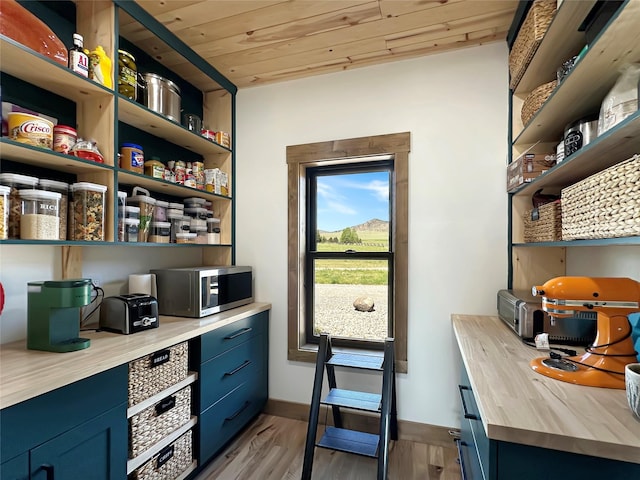 8 Montana Way, Ennis, MT 59729 - home office featuring wooden ceiling and wood finished floors