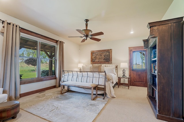 3 Antelope Ct, Clancy, MT 59634 - bedroom featuring light colored carpet and ceiling fan