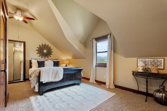 3 Antelope Ct, Clancy, MT 59634 - bedroom with carpet floors and vaulted ceiling