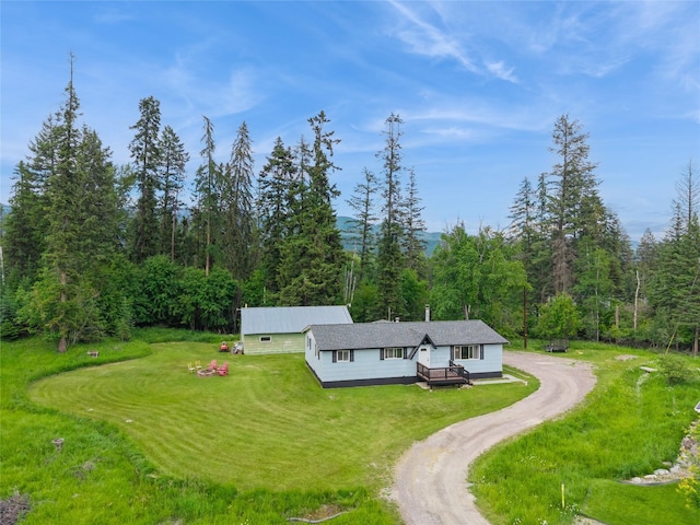 1970 Benchmark Ln, Whitefish, MT 59937 - view of subject property featuring a forest