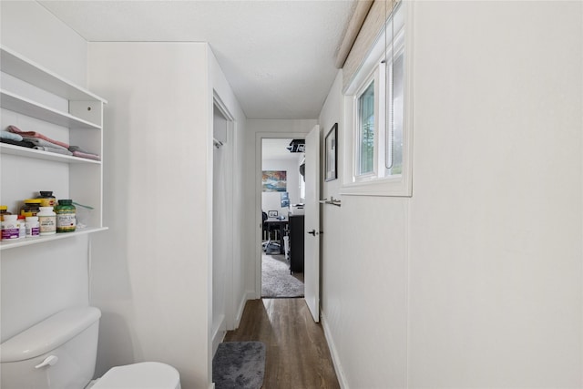 1970 Benchmark Ln, Whitefish, MT 59937 - bathroom featuring toilet and wood finished floors