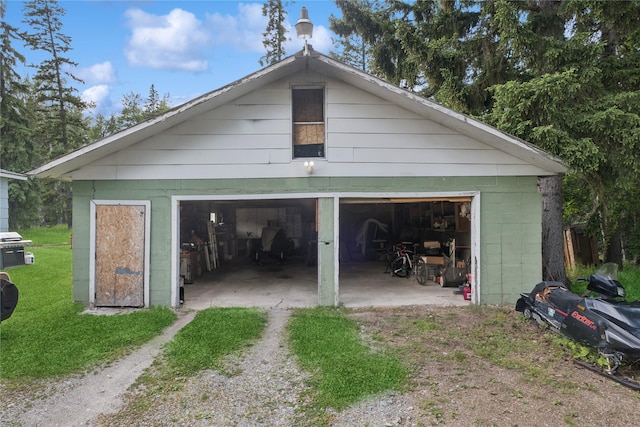 1970 Benchmark Ln, Whitefish, MT 59937 - detached garage with driveway