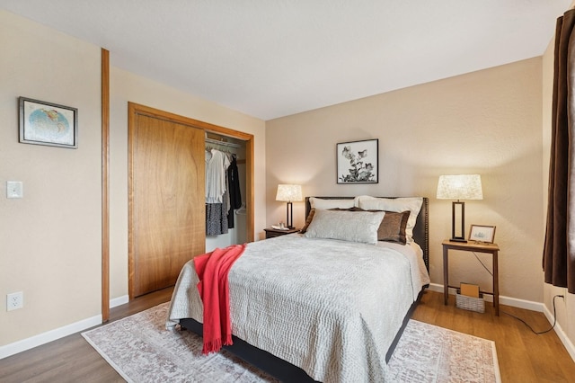 257 Fawn Trl, Whitefish, MT 59937 - bedroom featuring wood finished floors and a closet