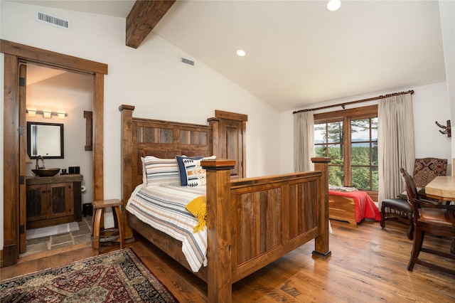 1263 Spencer Ridge Rd, Whitefish, MT 59937 - bedroom featuring wood finished floors and recessed lighting