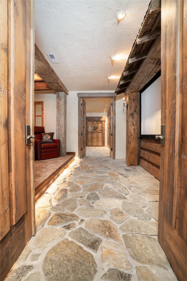 1263 Spencer Ridge Rd, Whitefish, MT 59937 - hall featuring stone flooring