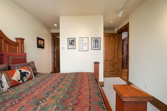 1263 Spencer Ridge Rd, Whitefish, MT 59937 - bedroom with carpet flooring and recessed lighting